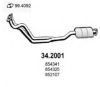 OPEL 852111 Front Silencer